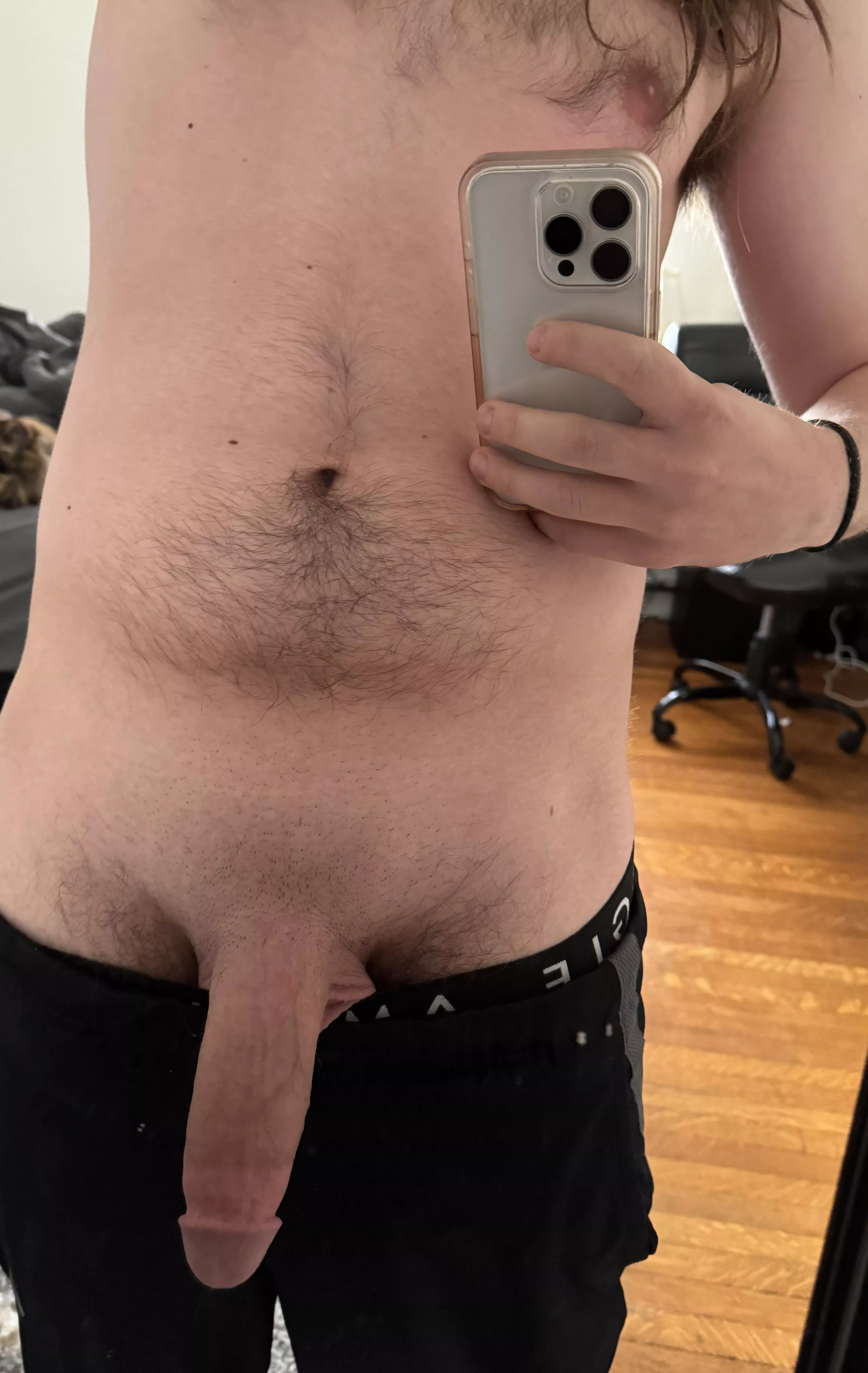 I’d wake you up with my tongue or my cock, your choice