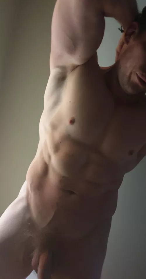 Just out of bed stretch...wanna get up in there and wake me up?