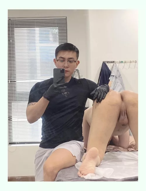 Morning with my client