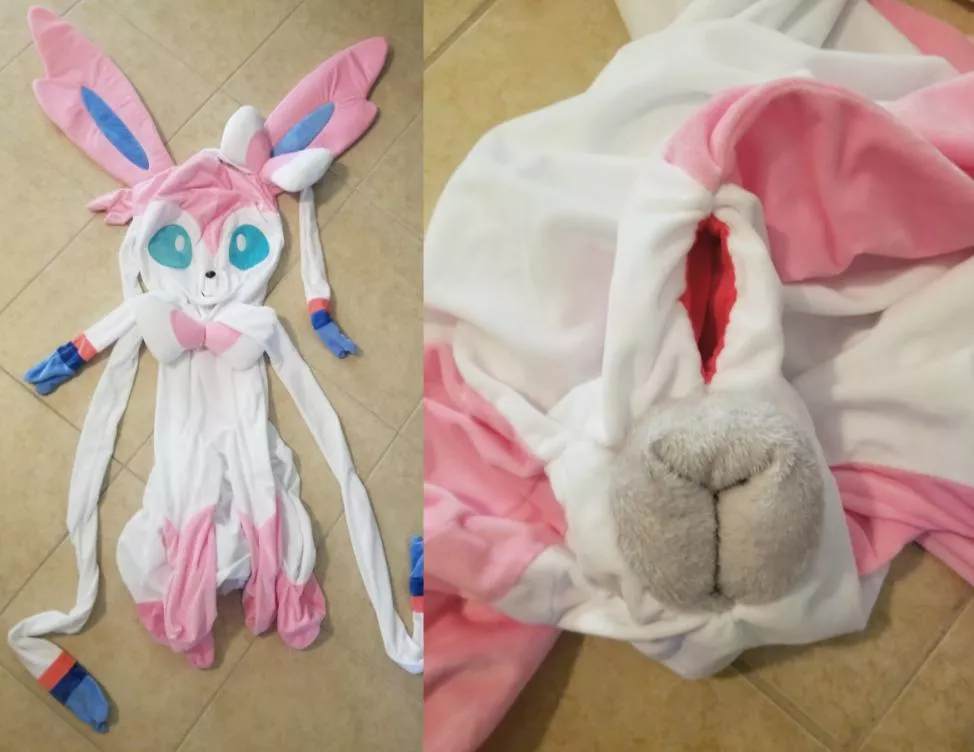 Recently commissioned NSFW fuckable female feral giant life size Pokemon eeveelution Sylveon with useable anus and canine pussy/cookie [F] (Furrysale)