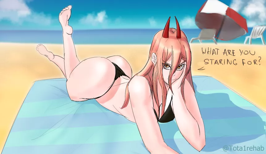 Relaxing at the beach