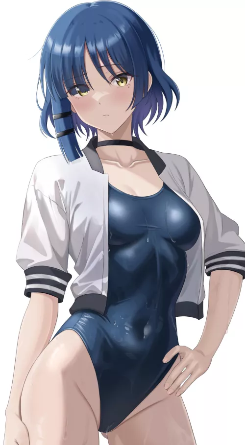 Ryo Confidently Wearing Her School Swimsuit (Bocchi The Rock)