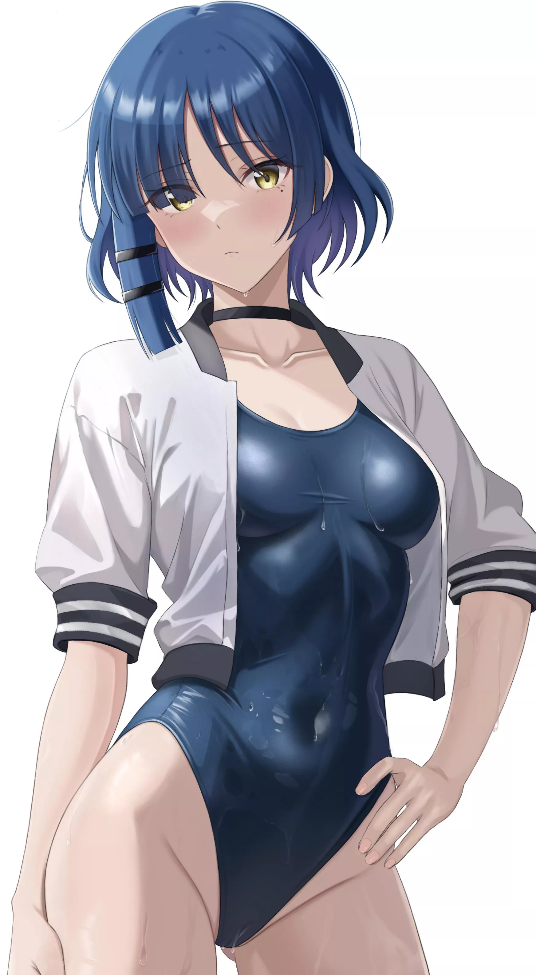 Ryo Confidently Wearing Her Swimsuit (Bocchi The Rock)