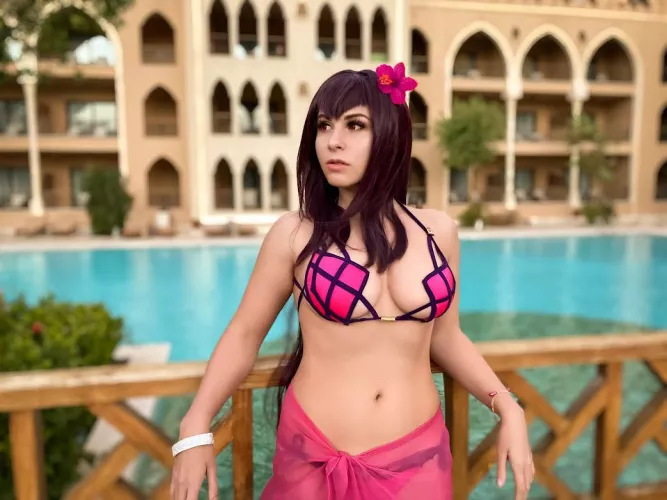 Scathach bikini from Fate GO by Yuna Kairi