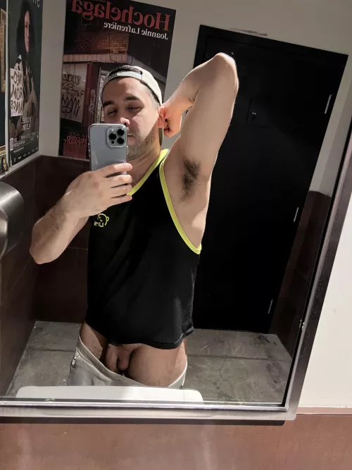 Sniff this hairy pit while we’re in here, no one’ll know