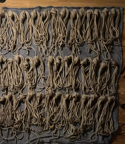 Split a 600M spool of jute with a friend