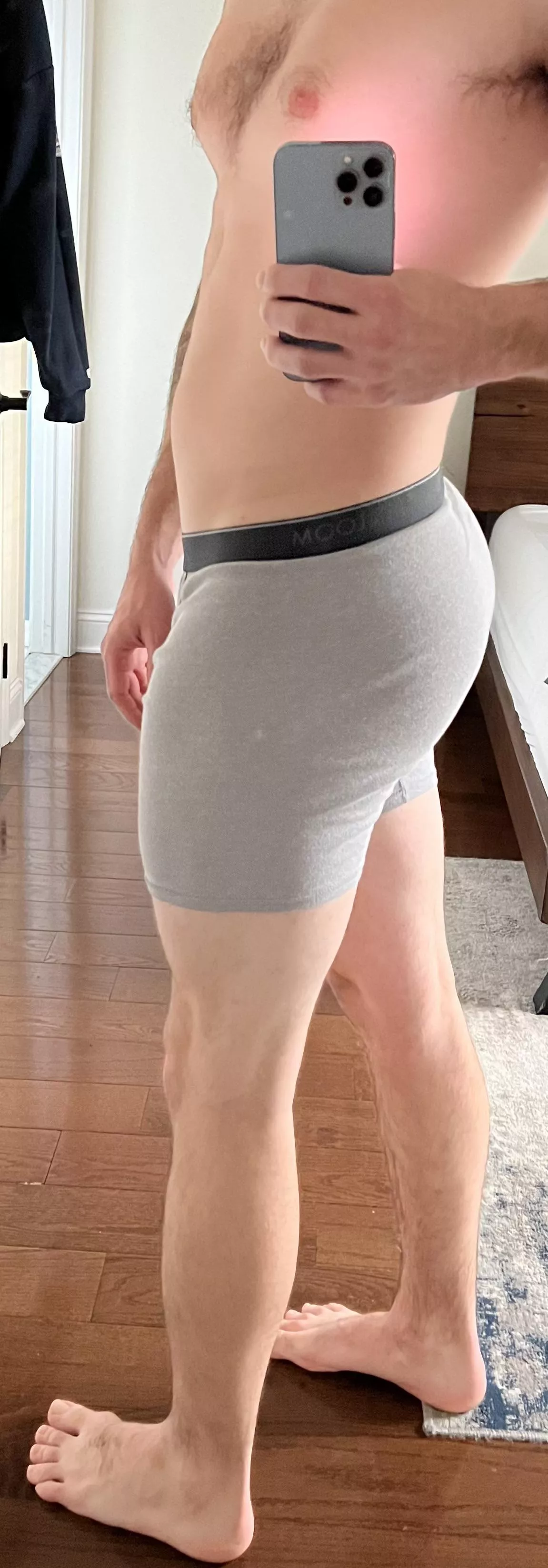 The Large briefs are struggling to contain this booty