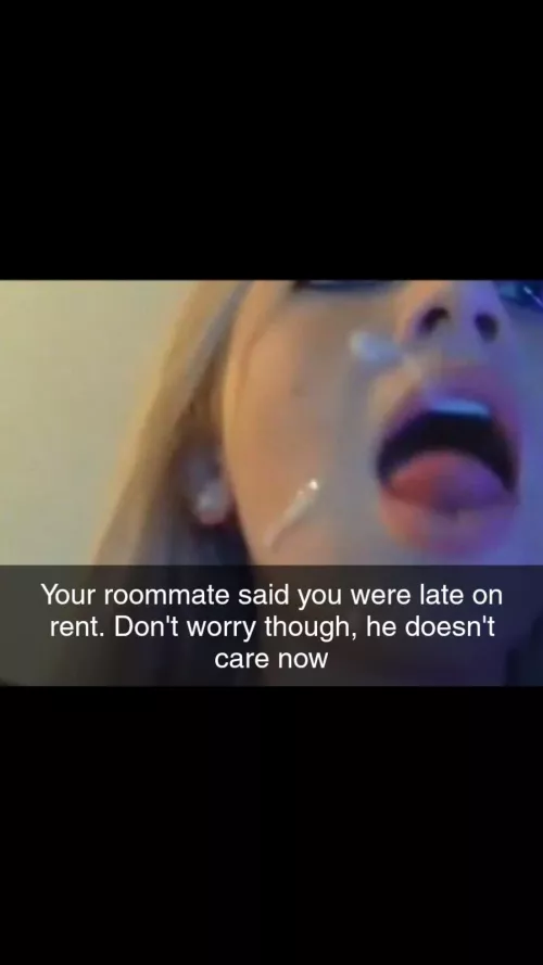 What a nice roommate to forgive him