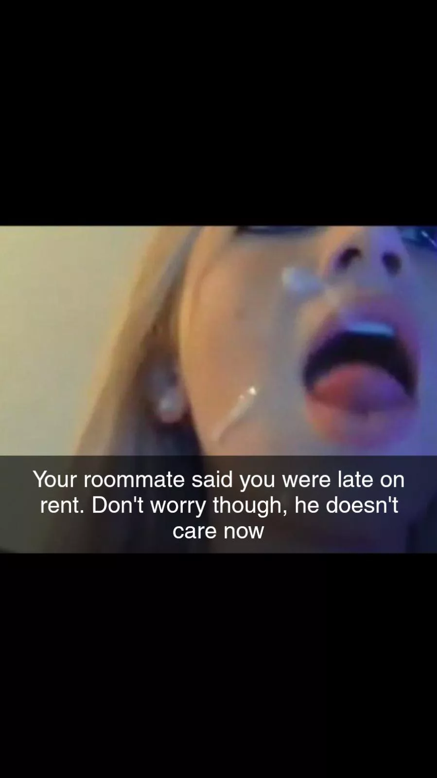 What a nice roommate to forgive him