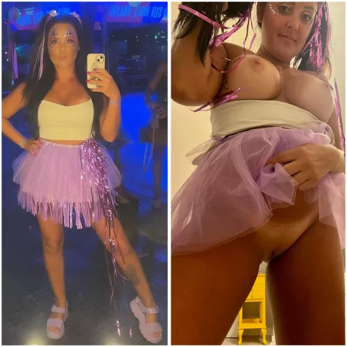 What the boys at the carnaval party ain’t get to see…