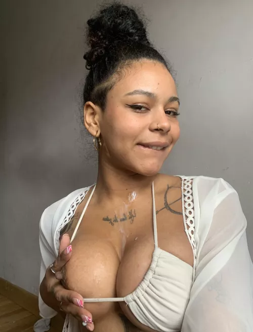 When I received a portion of cream after the beach and was happy