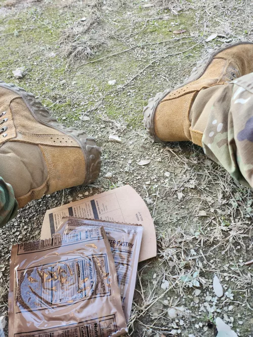 Who wants to come change my socks? 🥾