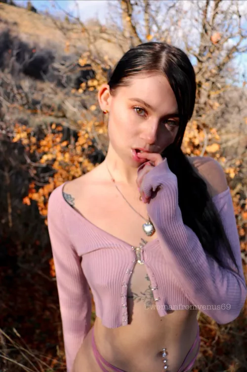 Why wear a bra when I can show you how perky they are