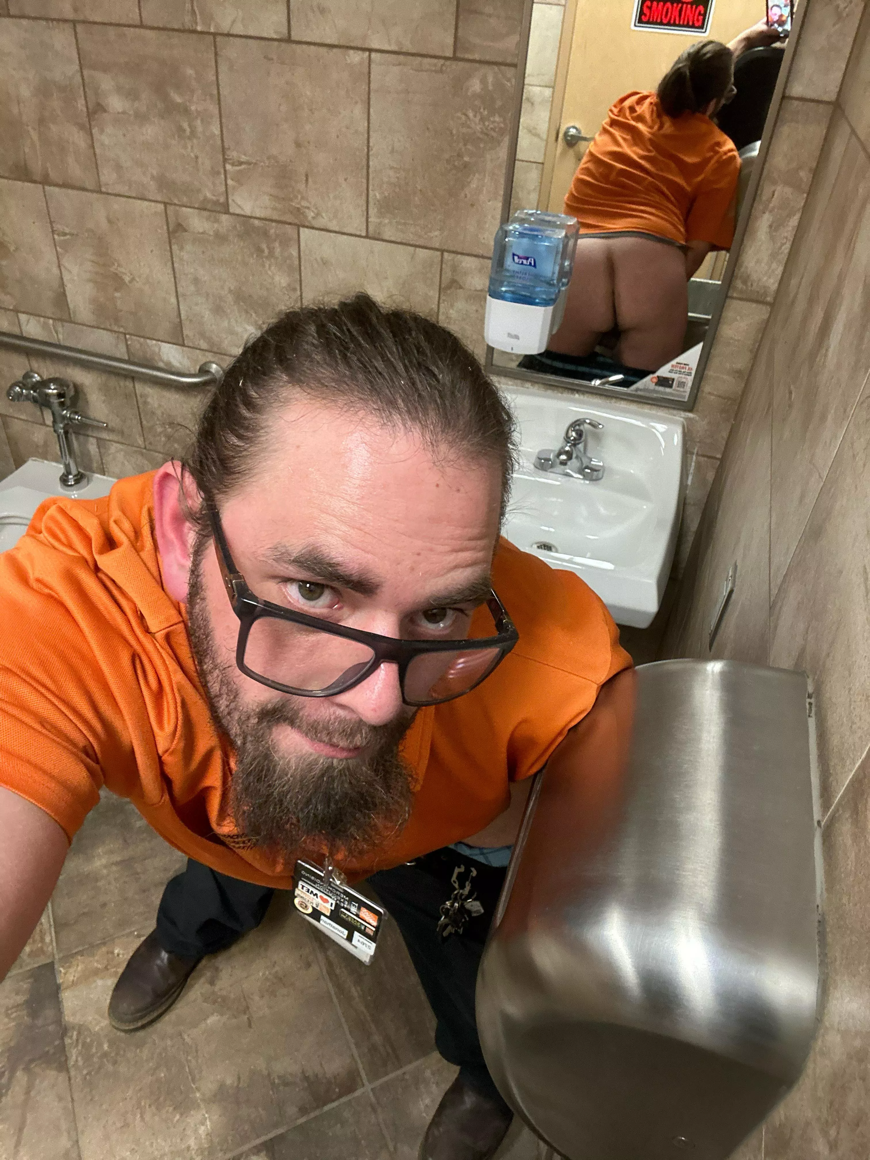 Would you eat or fuck it if you caught me taking pics at work