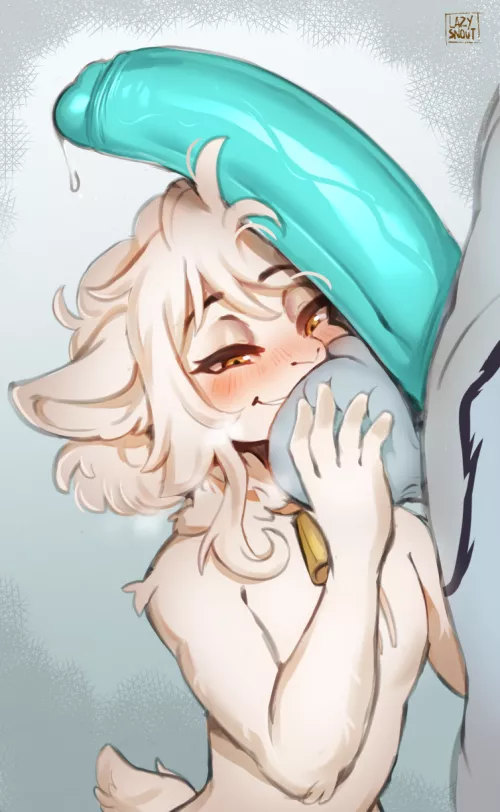 Your balls look heavy, let me hold them (Lazysnout)