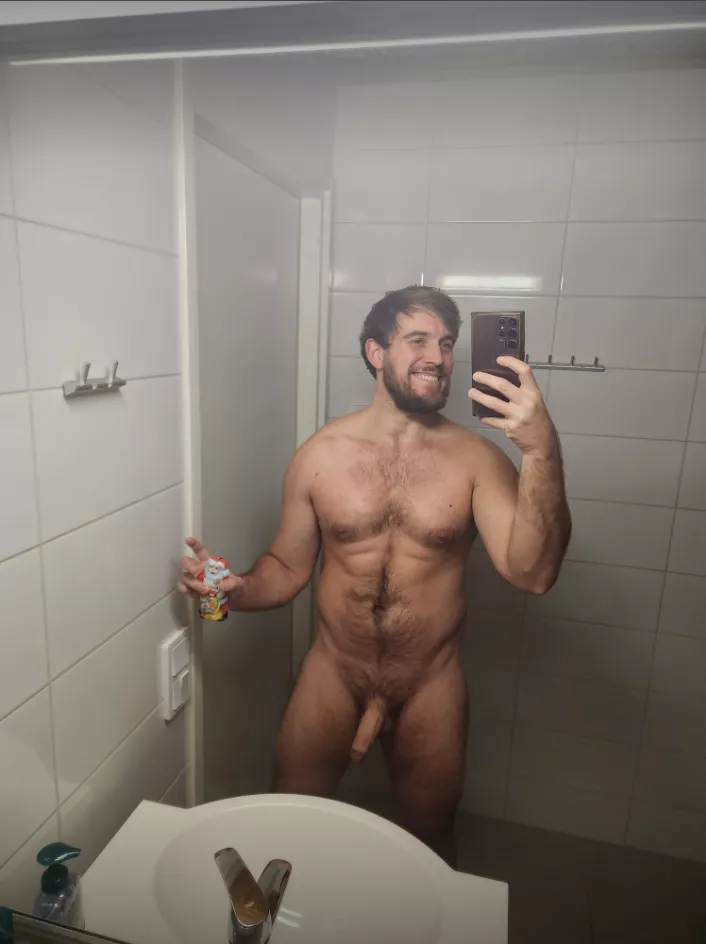 [33] Would you like to take a shower with me?