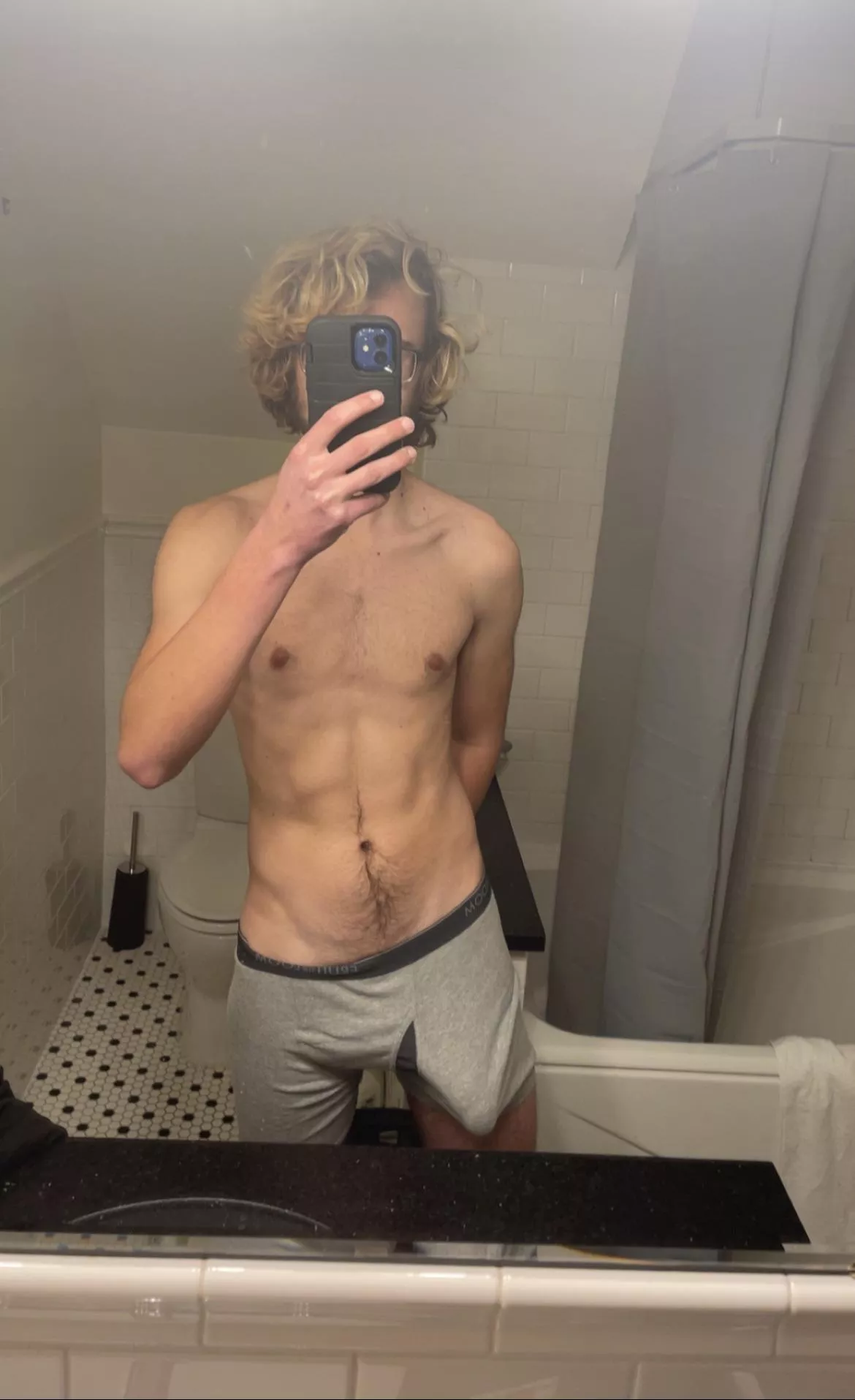 Anybody appreciate a blond with a big dick?