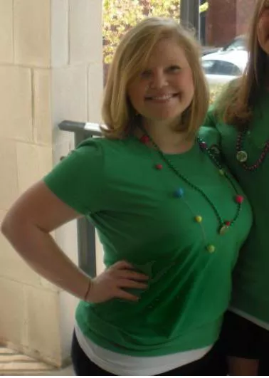 Chubby blonde’s big set