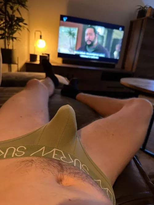 Do you want to watch a movie with me, you can lie on my legs