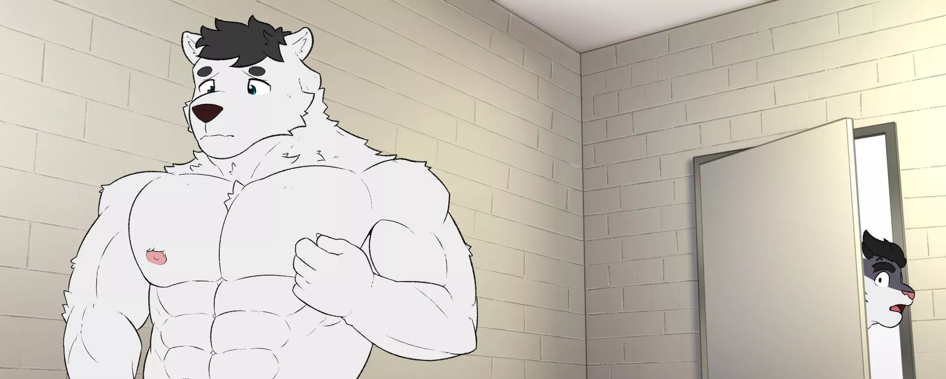 (@drops_sweat) What is Gabe doing!? 😱