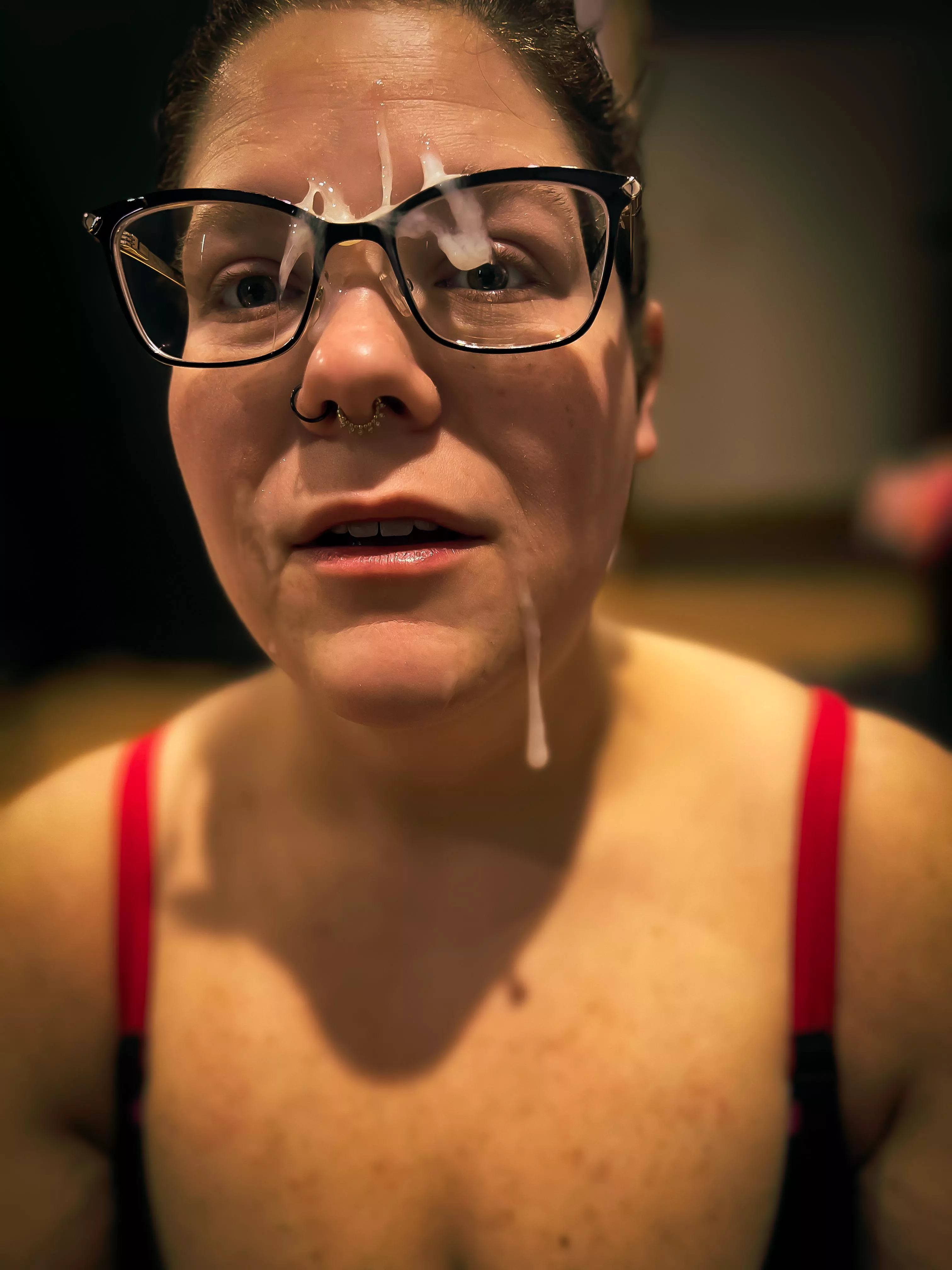 Face says please don't drip before I take the picture