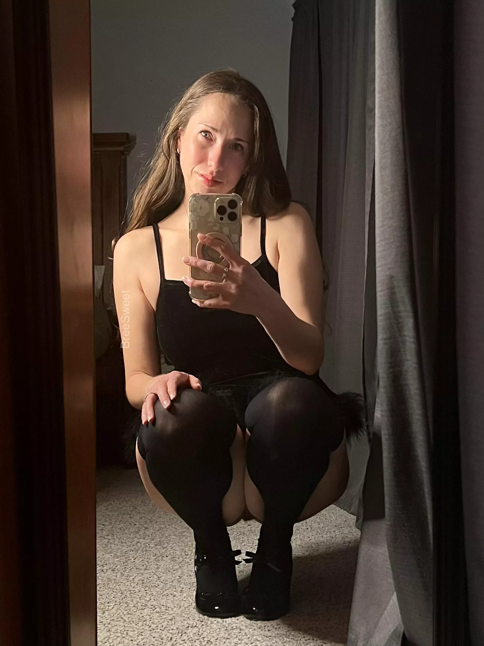 Feathers and Mary Jane’s, so sweet