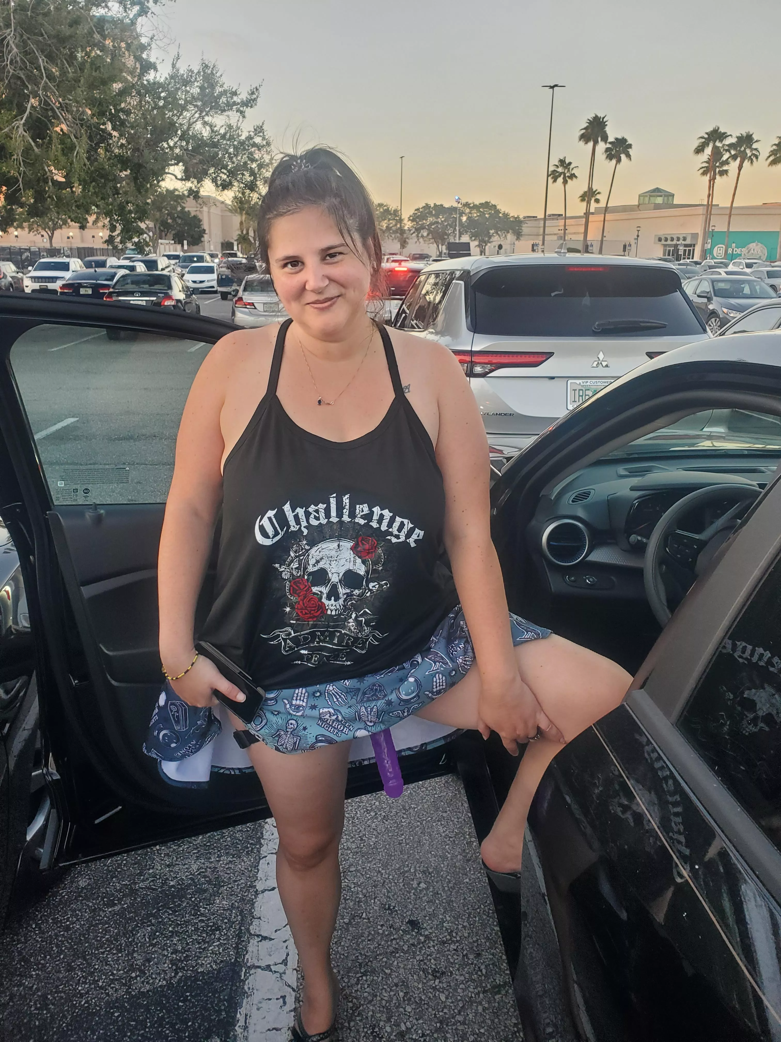 Going to the mall with a cock is more fun