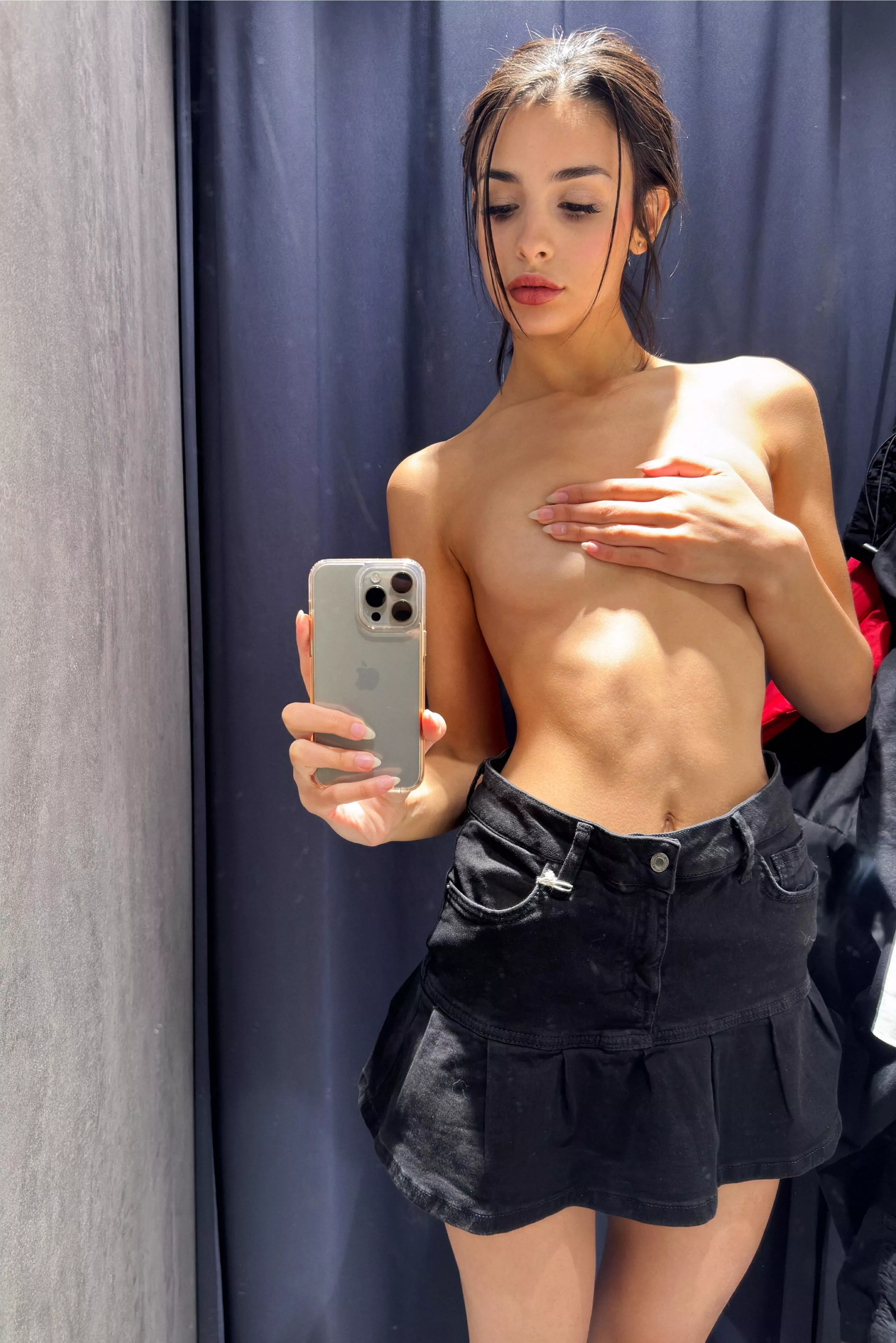 I love to do hot stuff in the changing rooms