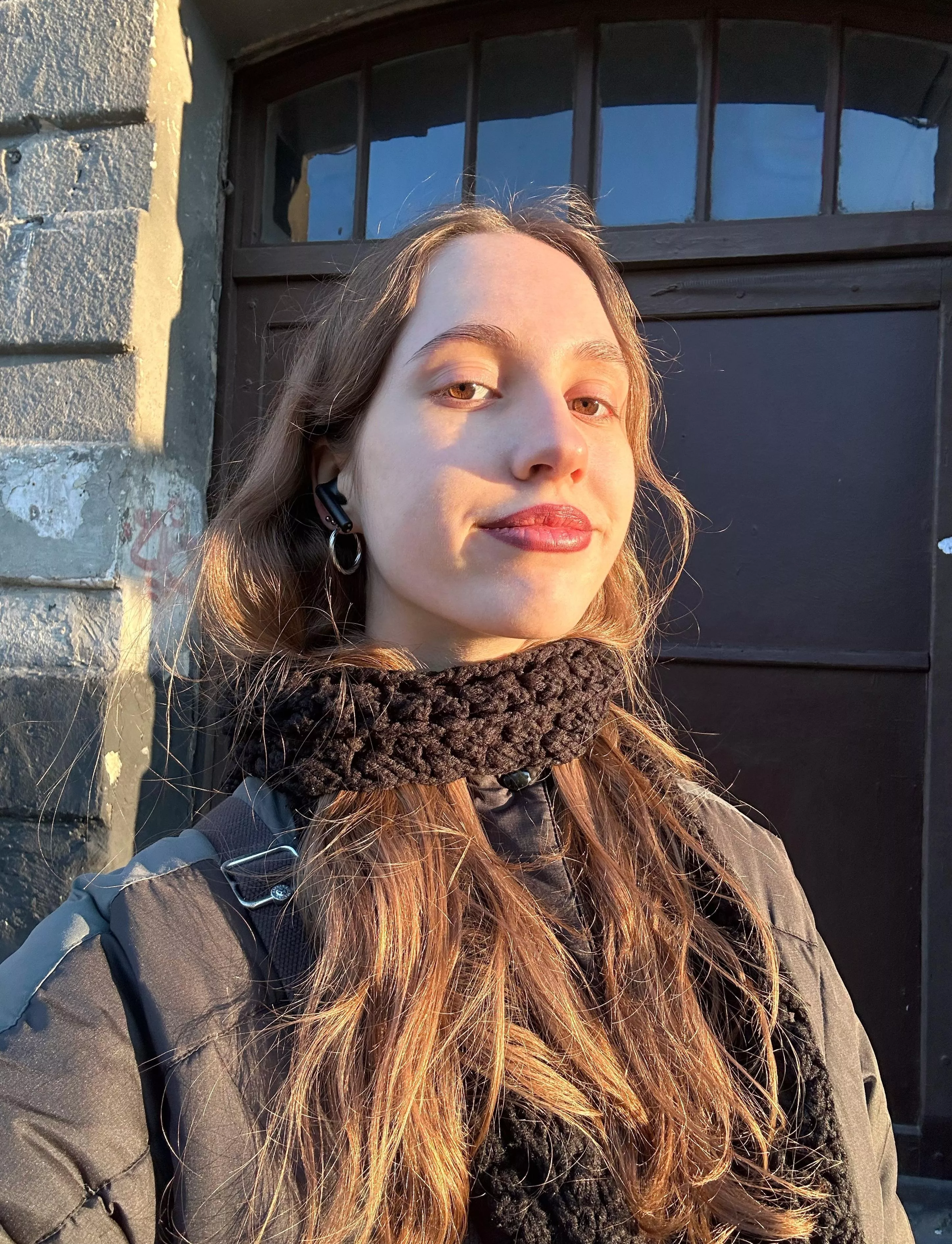 I'm walking and I think that I wouldn't mind if you tore my bra