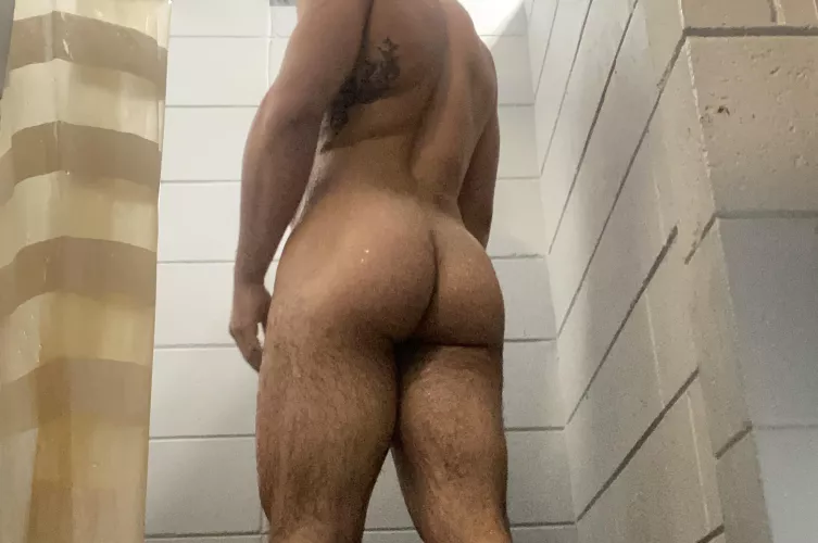 Join me in the campsite shower?