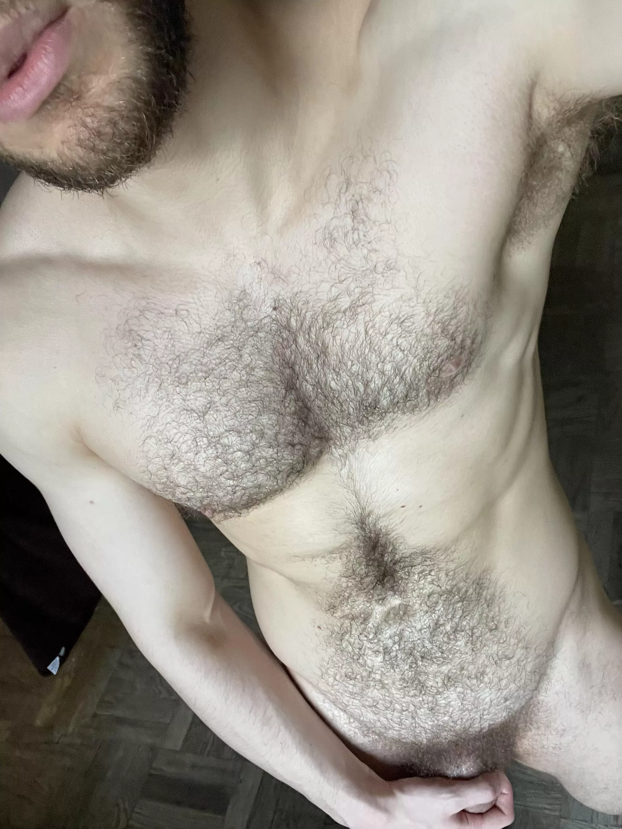 Love when my chest looks so full of hair