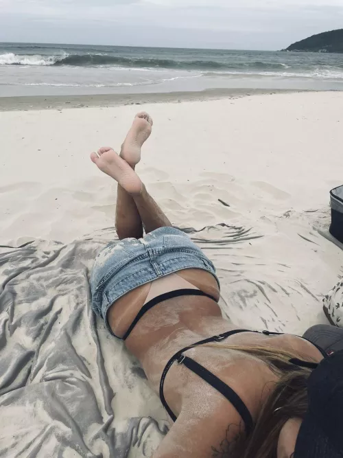 My pants were filled with sand