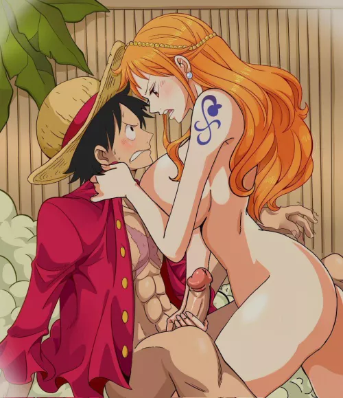 Nami makes my balls ache because I want to cum so hard every time I see her naked or clothed.