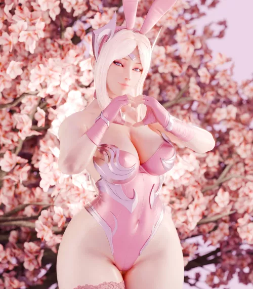 Pink Bunny Irelia. (BubbleBubbleB_)