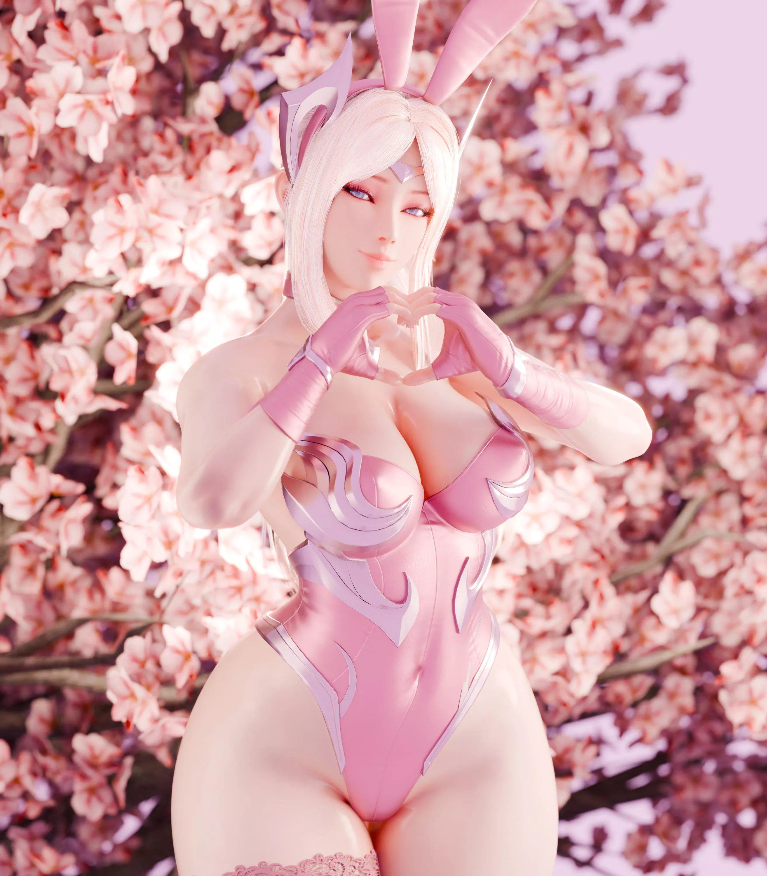 Pink Bunny Irelia. (BubbleBubbleB_)