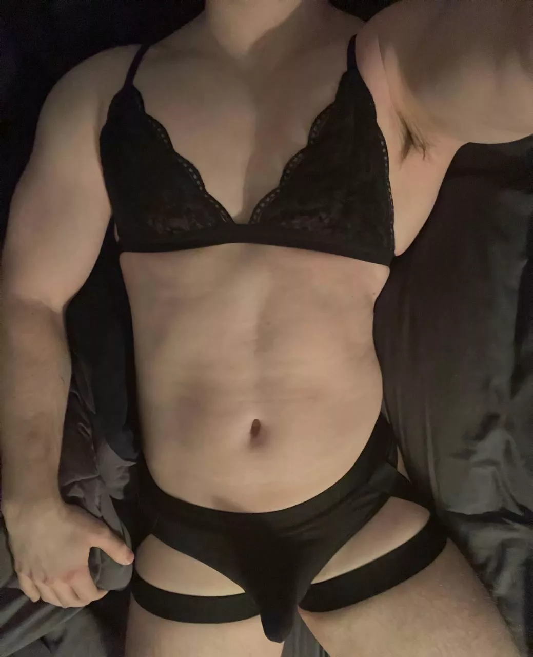 Put my 2-months-denied fuckdoll in a bra. Do you think his tits are big enough yet or should he hit the gym?