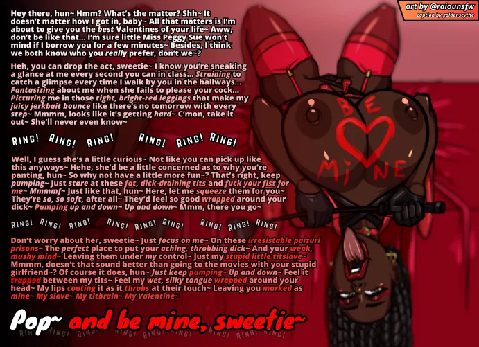 Valentine's Day Surprise~ [Reverse NTR] [Cheating] [Seduction] [Valentine's Day] [Brainwashing?] [Dubcon] Art by @raiounsfw