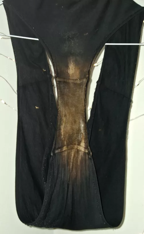 very dirty, very old, slightly creamy panties