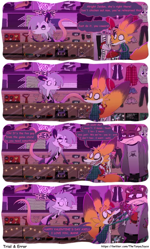 Vi my Valentine (by @TheTanyaJoyce on Twitter)