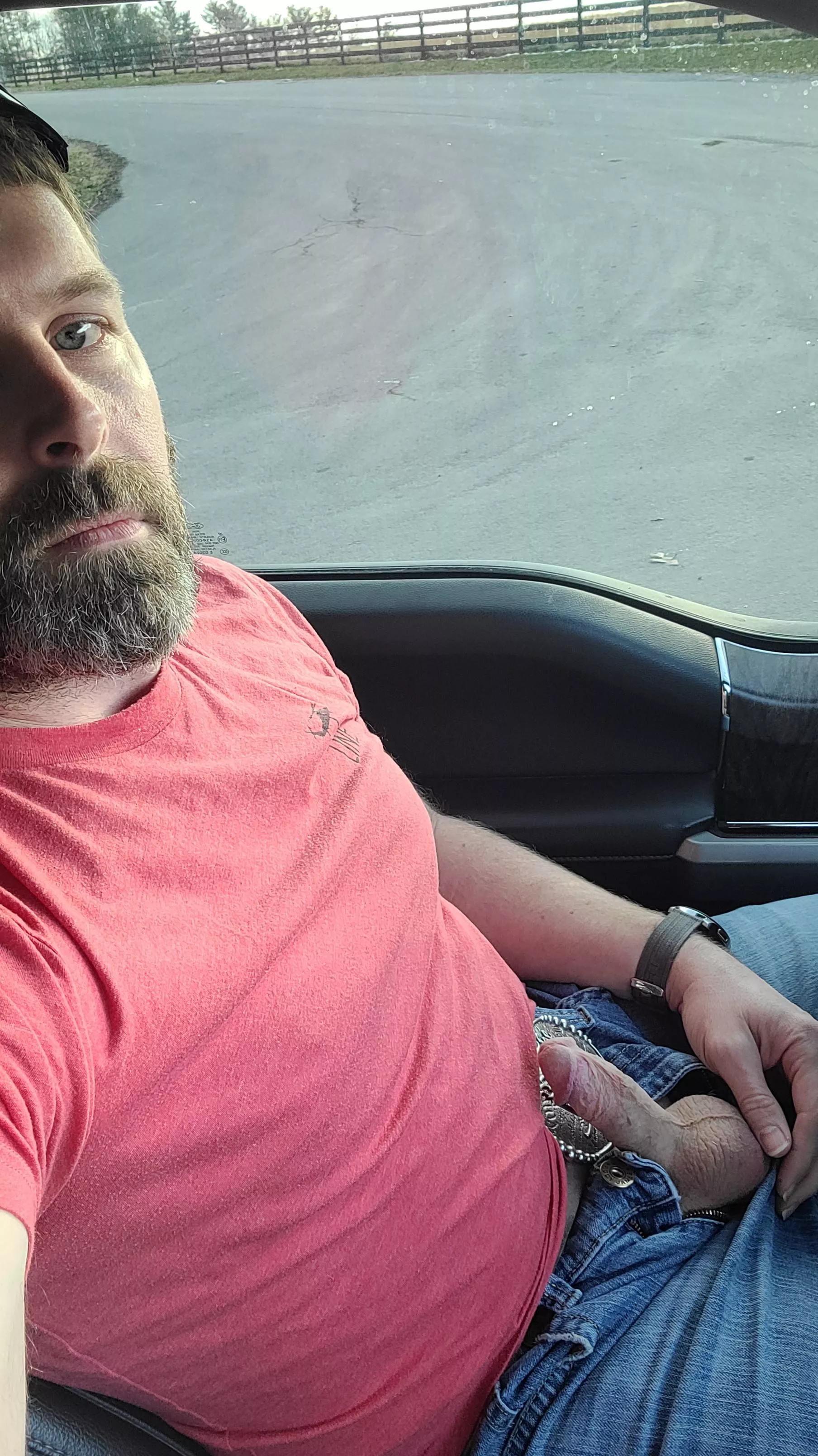 We're in the same dropoff line, why don't we just carpool back to your place. (41) and