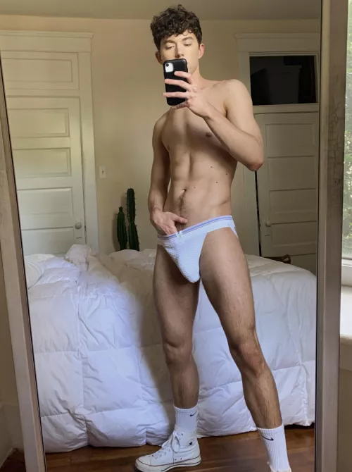 What do you think about a classic white jock?