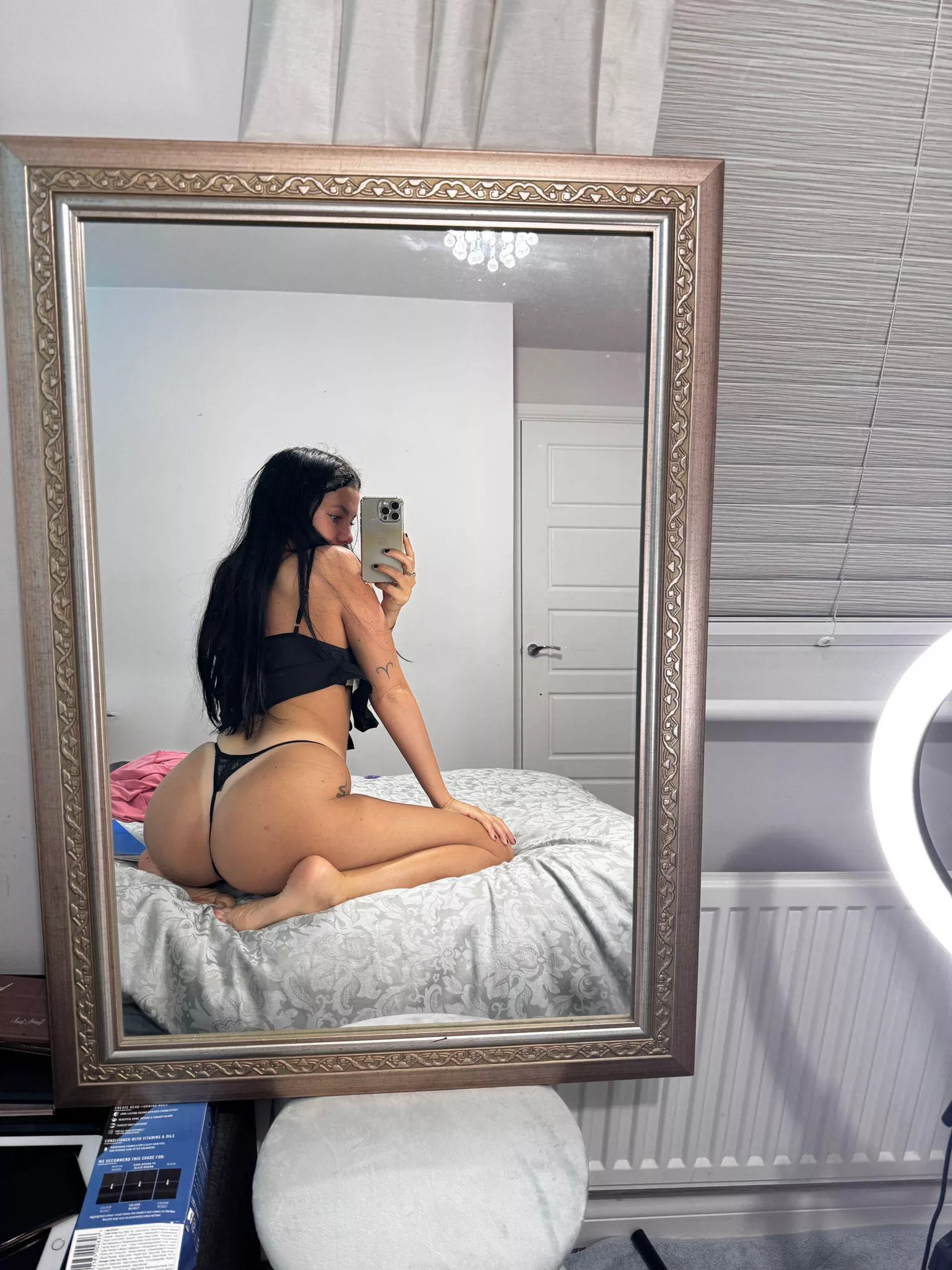 Where are you starting, 18yo butt or feet?