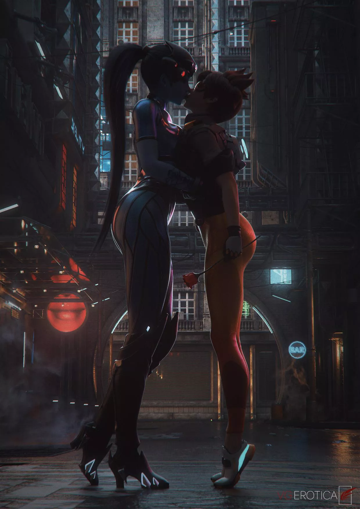 Widowmaker x Tracer (VG Erotica)