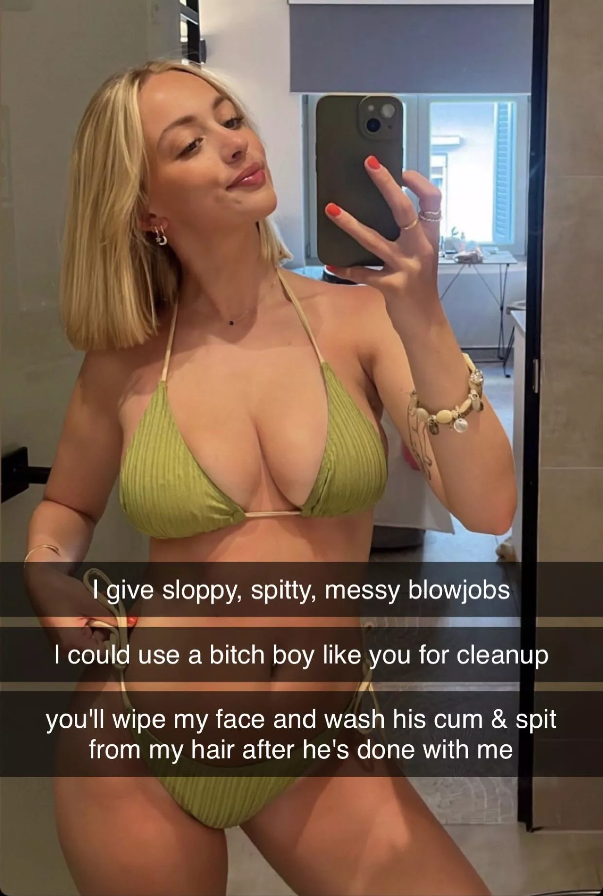 you can be the cleanup cuck