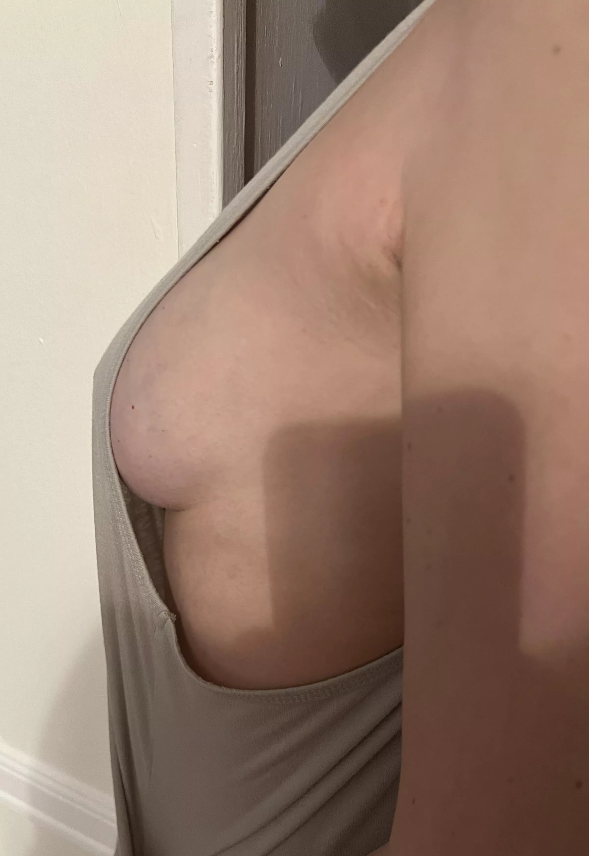 You can fit your hand right under