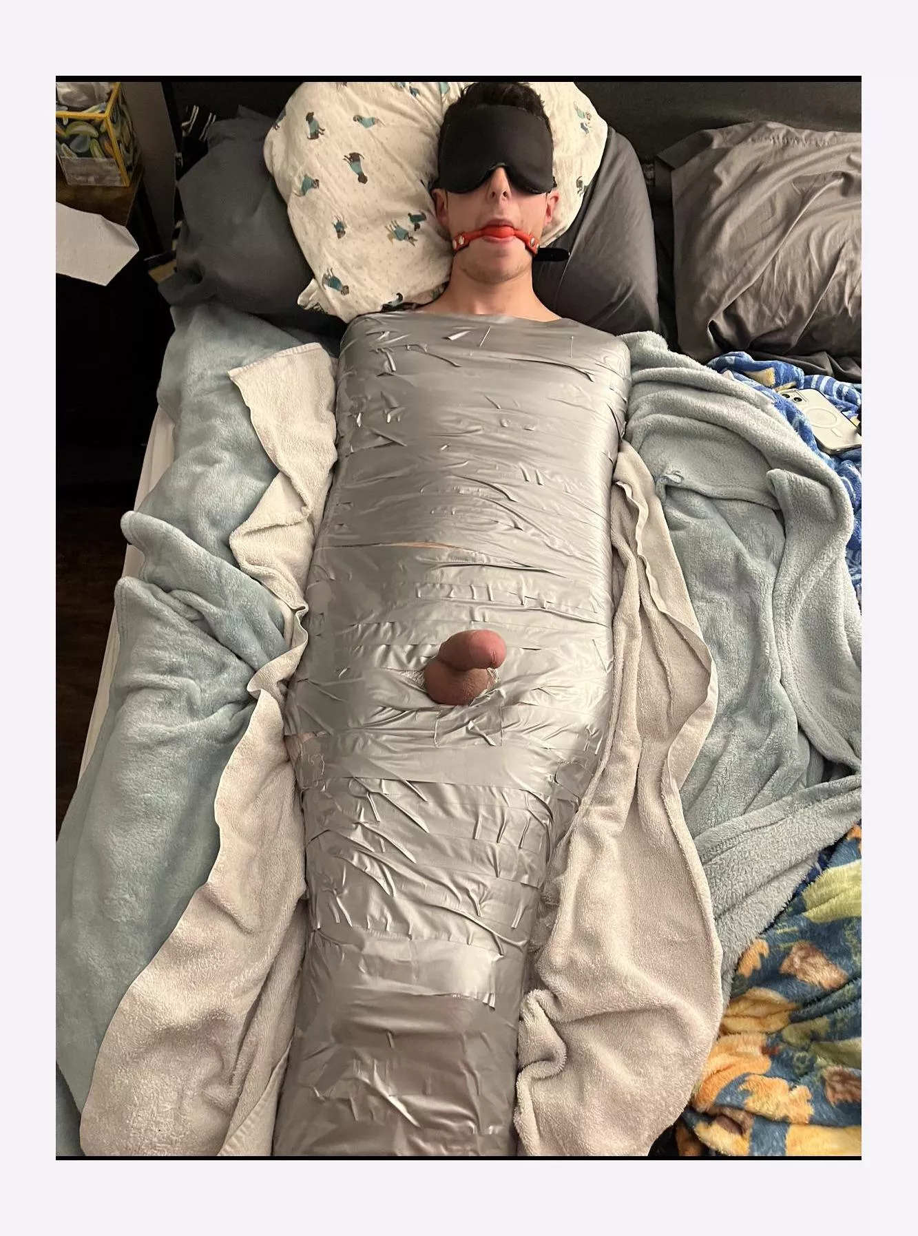 You come home and find this, what are you doing?