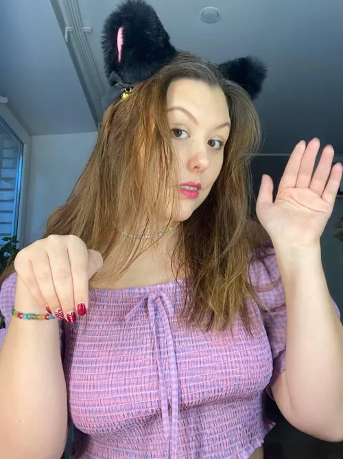 you cute violet kitty