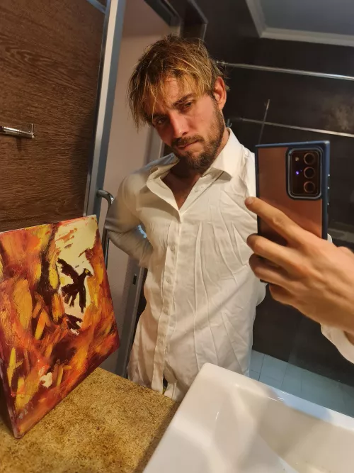 [33] Start at my neck and work your way down to the good stuff