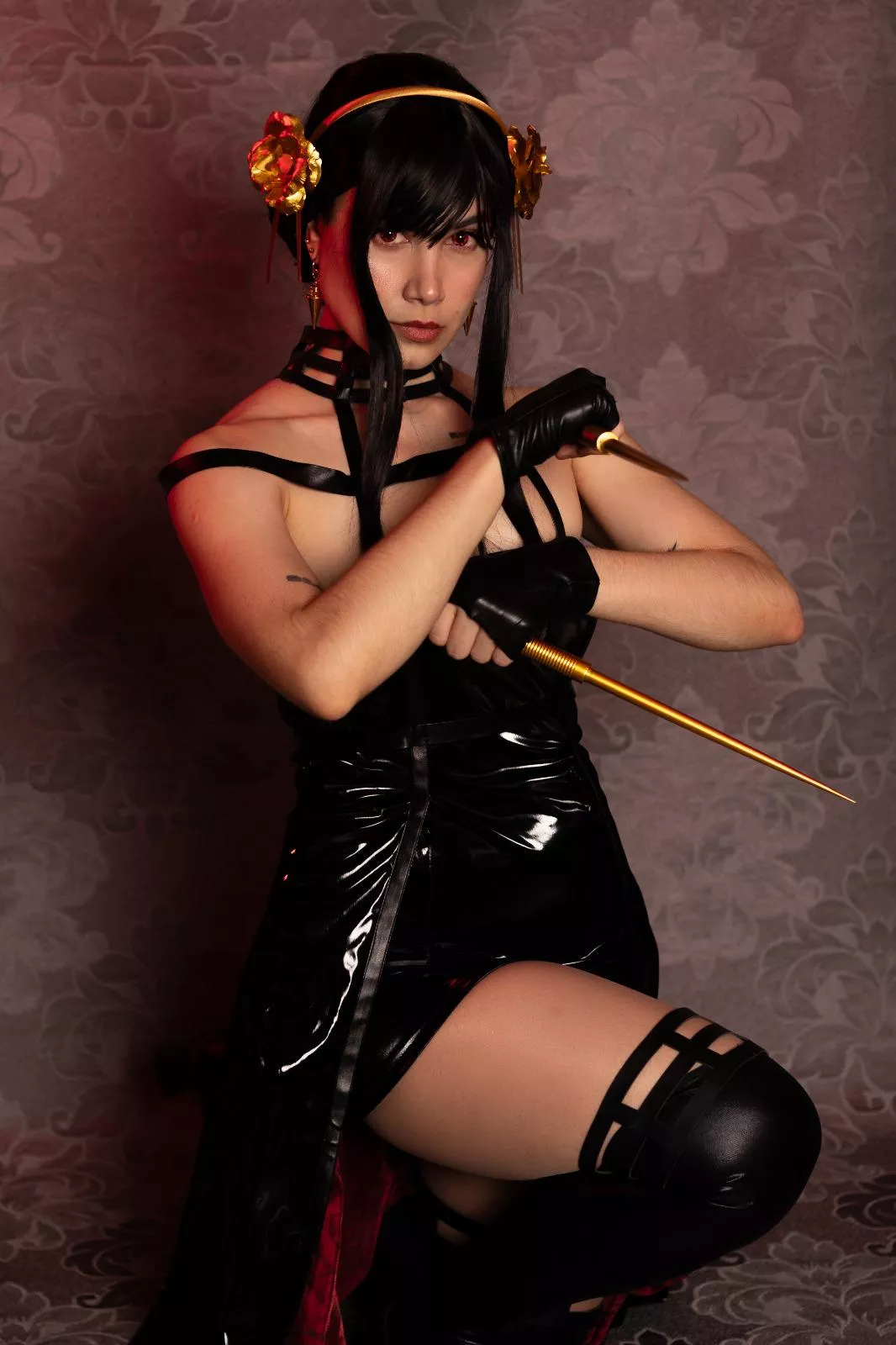 a cute killer Yor Forger ♡