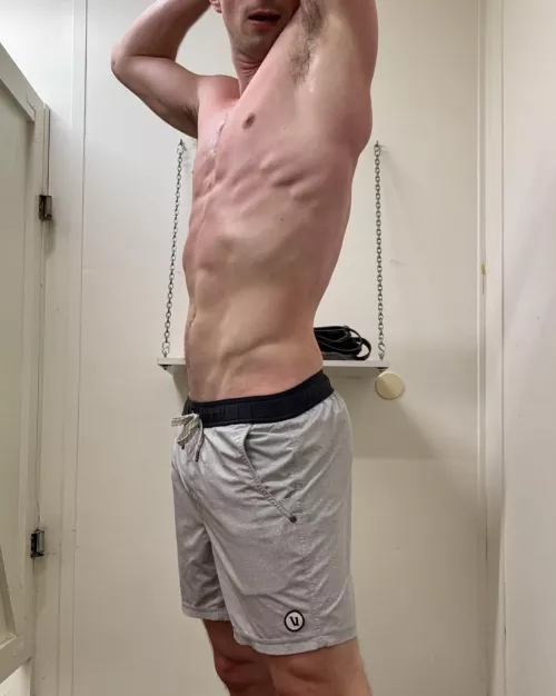 Absolutely drenched.